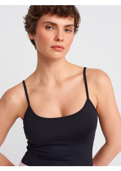 20901 İnce Askılı Poliamid Top-Siyah fırsatları