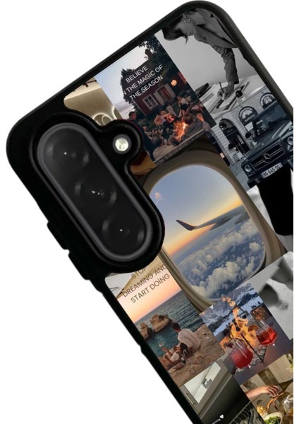 Samsung Galaxy A26 Siyah Baskılı Silikon Kılıf A++ Kalite Koruma fırsatları