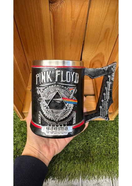 Pink Floyd Paslanmaz Çelik 3D Kupa Bardak Dekoratif Hediyelikü modelleri