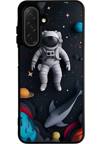 Samsung Galaxy A26 Siyah Baskılı Silikon Kılıf A++ Kalite Koruma