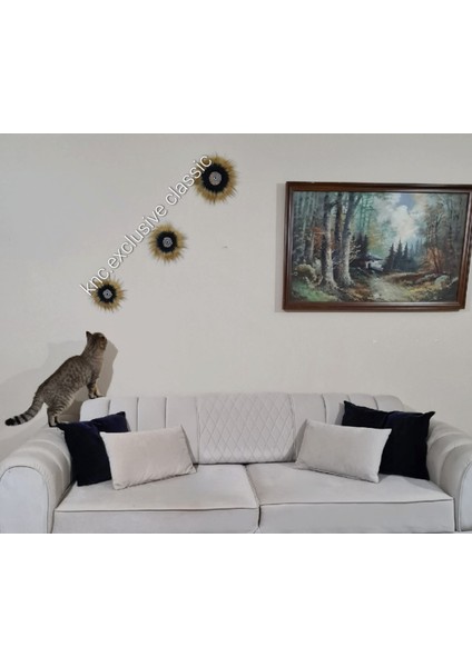 Gizemli Nazar Çiçeği Bohem Ev Dekorasyonu Duvar Süsü Aksesuarı Nazar Kapanı fiyatları