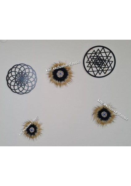 Gizemli Nazar Çiçeği Bohem Ev Dekorasyonu Duvar Süsü Aksesuarı Nazar Kapanı indirimleri