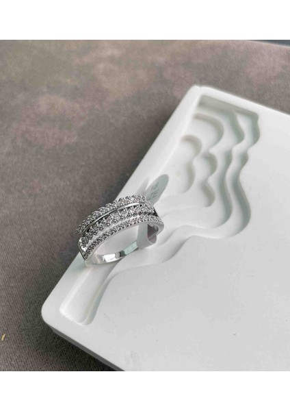 Taşlı Silver Yüzük