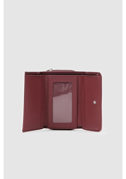 Bordo Bozuk Para Gözlü Bayan Cüzdan - OL-7000 fırsatları
