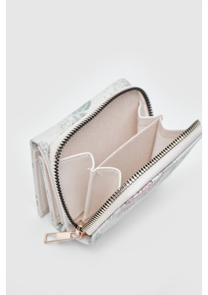 Çiçek Desen Bayan Cüzdan - OL-1059