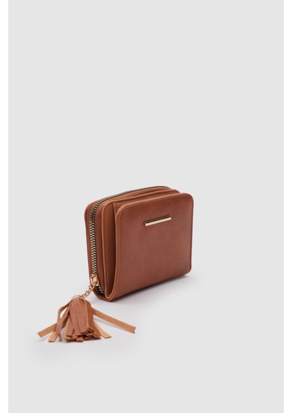 Taba Püskül Detaylı Bayan Cüzdan - OL-2025