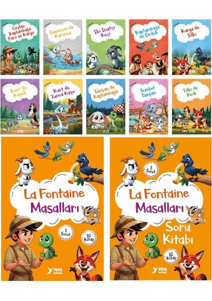 La Fontaine Masalları (10 Kitap) - Ülkü Duysak