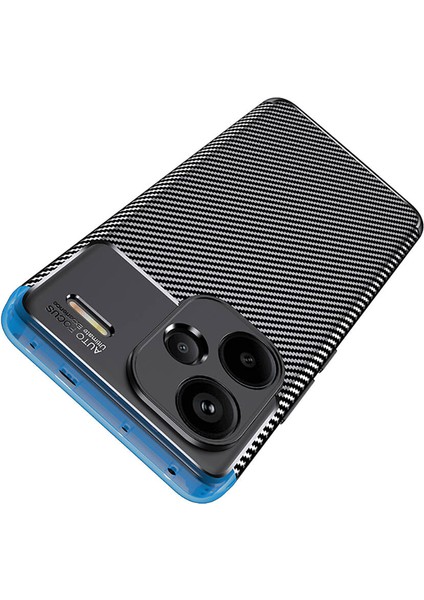 Xiaomi Redmi Note 13 Pro Plus 5g Kılıf Karbon Görünümlü Kamera Koruyculu Mat Kaymaz Slikon Kapak indirimleri