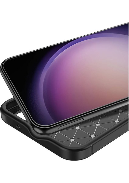 Samsung Galaxy S24 Uyumlu Kılıf Karbon Görünümlü Kamera Koruyculu Mat Kaymaz Slikon Kapak fırsatları