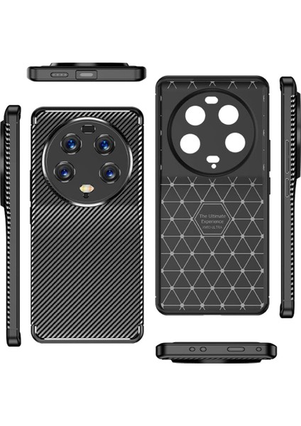 Xiaomi Mi 14T Uyumlu Kılıf Karbon Görünümlü Kamera Koruyculu Mat Kaymaz Slikon Kapak indirimleri