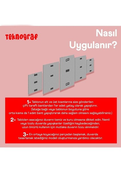 Çocuk / Bebek Odası Şekilleri Öğren %100 Mdf Duvar Tablo Seti 3 Parça