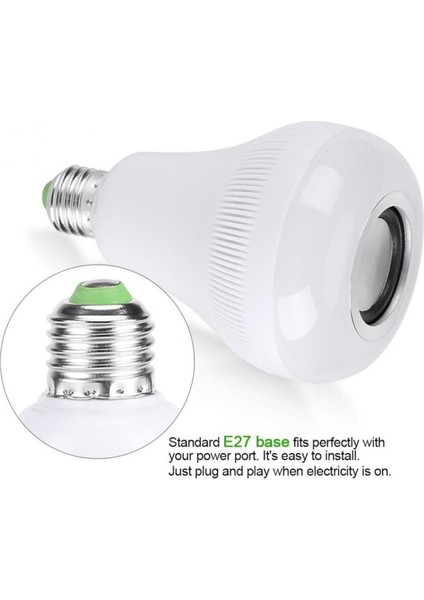 Kumandalı Bluetooth Hoparlör Ampul Ld-37 (4767)