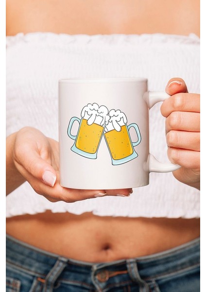 Beer Tasarımlı Kupa Bardak