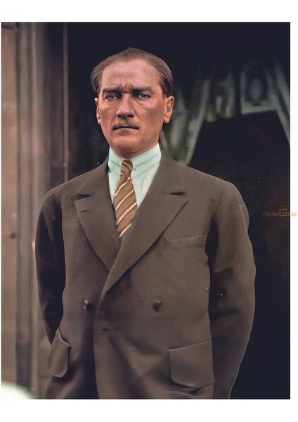 Atatürk 12 Parça Mdf Puzzle