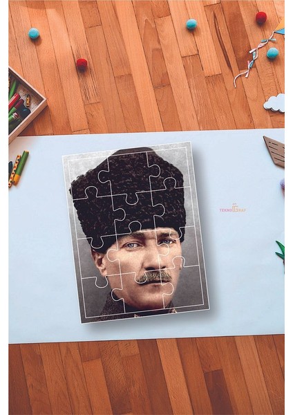 Atatürk 12 Parça Puzzle