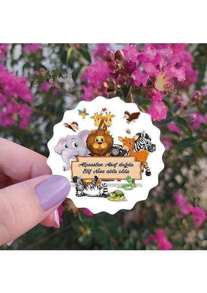 Bebek Hatırası Ahşah Magnet