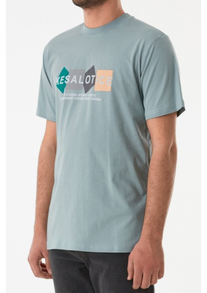 Baskılı Bisiklet Yaka Tişört indirimleri