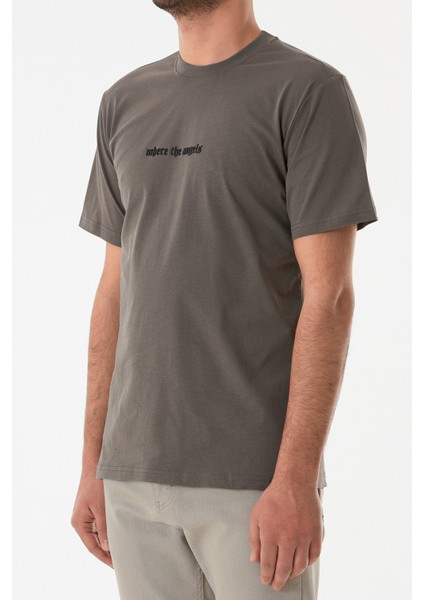 Kabartma Baskılı Bisiklet Yaka Tişört fırsatları