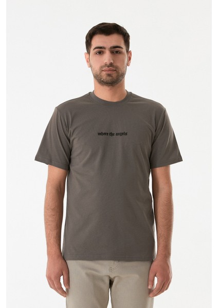 Kabartma Baskılı Bisiklet Yaka Tişört indirimleri