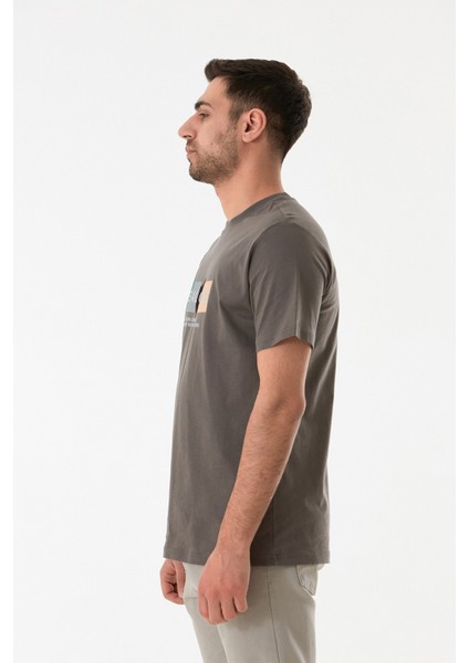 Baskılı Bisiklet Yaka Tişört modelleri