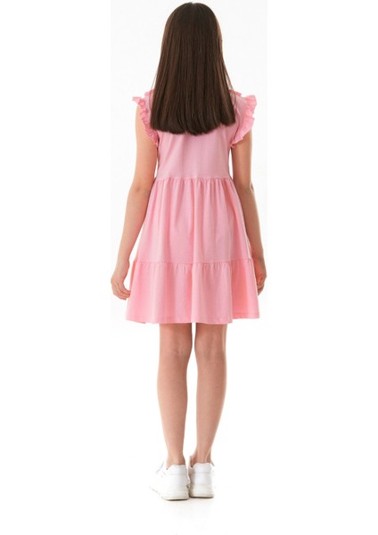 Yakası Güpürlü Kız Çocuk Elbise fırsatları