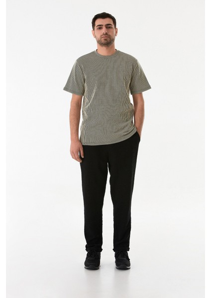 Fitilli Beli Bağlamalı Duble Paça Jogger Pantolon