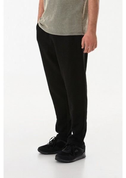 Fitilli Beli Bağlamalı Duble Paça Jogger Pantolon