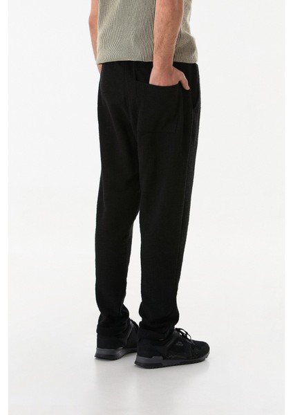 Fitilli Beli Bağlamalı Duble Paça Jogger Pantolon