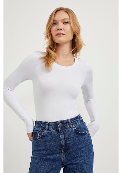 Bisiklet Yaka Bodysuit modelleri