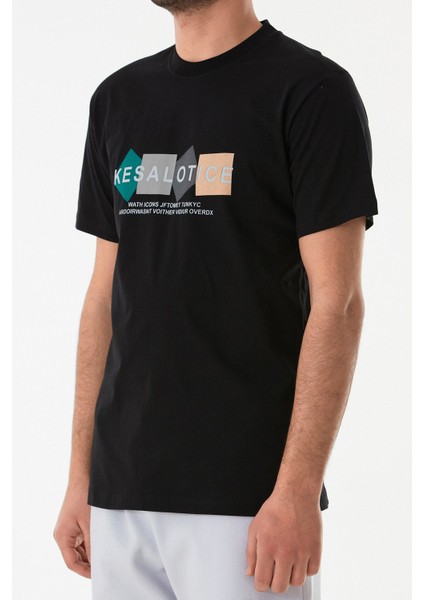 Baskılı Bisiklet Yaka Tişört indirimleri