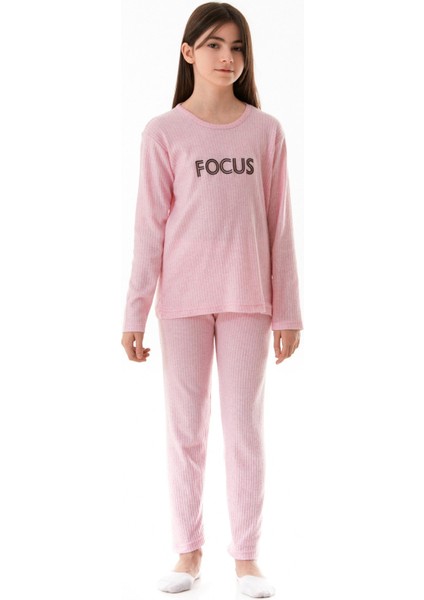 Focus Baskılı Kız Çocuk Pijama Takımı fiyatları
