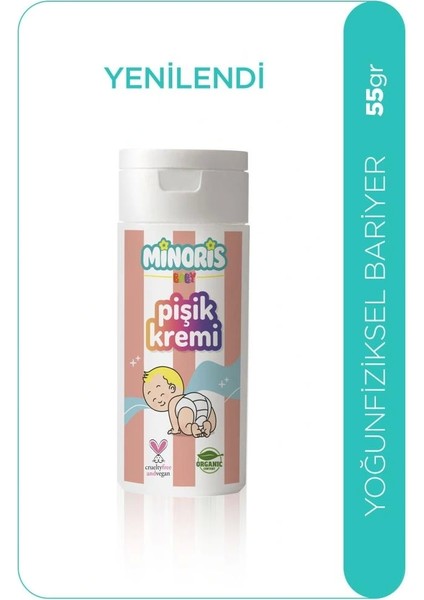 Minoris Baby Pişik Kremi 55 gr