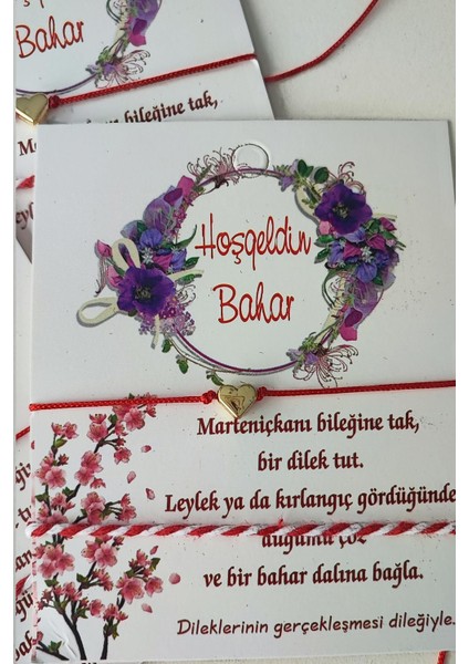 (2 Adet) Nazar Boncuklu Şans Bilekliği Marteniçka (Ayrı Ayrı Kartlıdır) fiyatları
