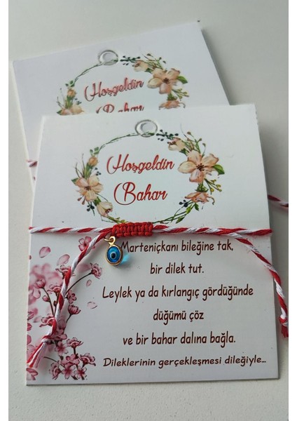 Nazar Boncuklu Şans Bilekliği Marteniçka