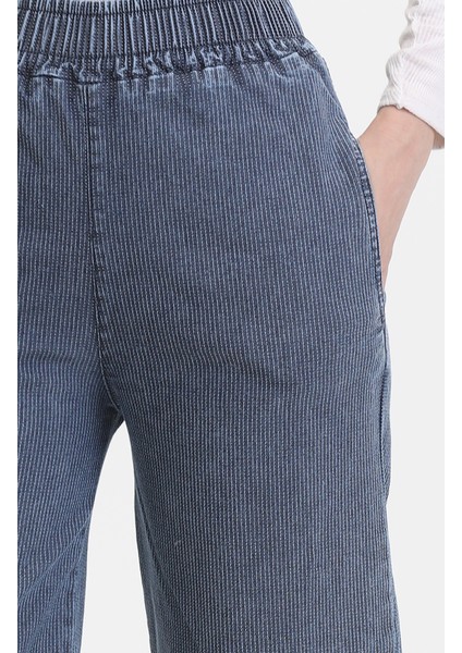 Beli Lastikli Kot Pantolon 1793M-01 Mavi fiyatları