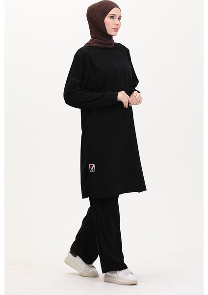 Tunik Pantolon Ikili Takım 0568-02 Siyah fiyatları
