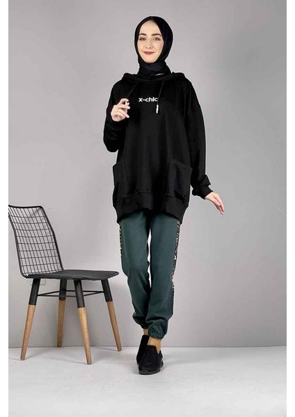 Şerit Detaylı Eşofman Altı 1073-05 Yeşil modelleri