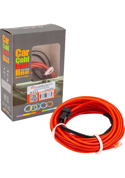 Neon Kırmızı 5 Metre Ip Aydınlatma 5 V USB Adaptörlü (4607)