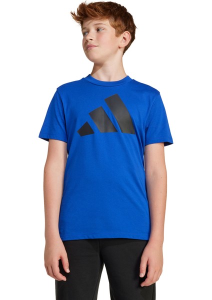 Baskılı Lacivert - Siyah Erkek Çocuk T-Shirt JC9661-J Bl Tee 160
