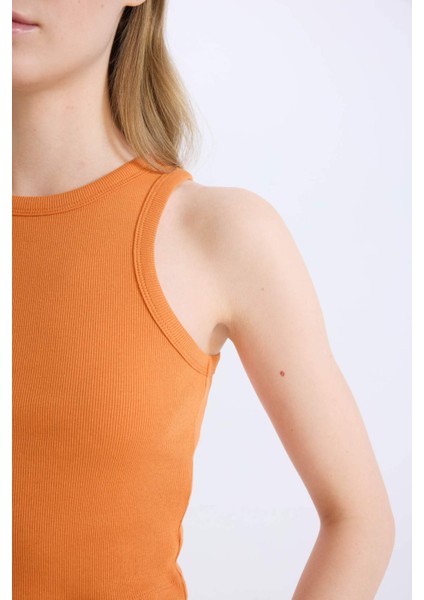 Fitted Halter Yaka Fitilli Kaşkorse Atlet U0357AZ25SM fırsatları