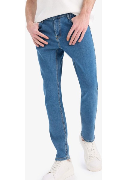 Sergio Regular Fit Normal Kalıp Normal Bel Boru Paça Jean Pantolon E7024AX25SP