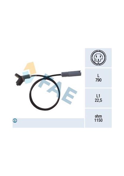 SS20006 Abs Sensörü Arka Bmw E36 90-99 Kampanya FAE-78017