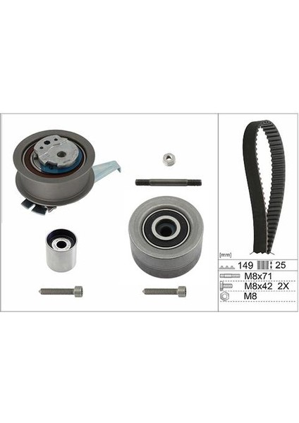 036 109 244 K Triger Seti Vag A3 A4 A5 A6 A7 Go8 Pas Troc 18- INA-530083510