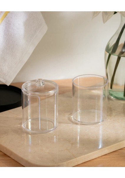 Çift Katlı Pamukluk Düzenleyici Şeffaf Organizer modelleri