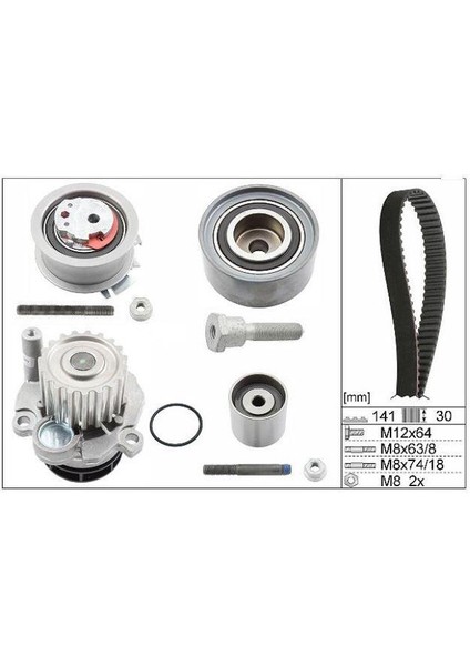 5502991 Triger Seti + Devirdaim Vag A3 Go5 Jet3 Pas 05- INA-530046330