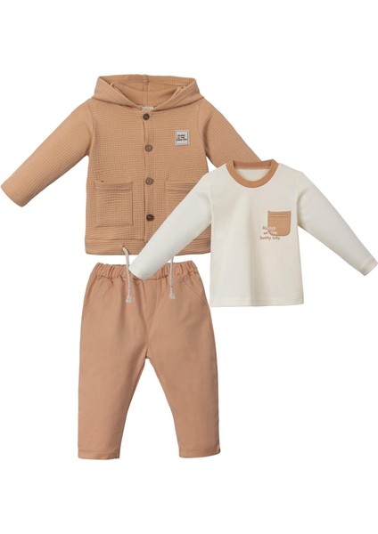 Necixs New Bern Erkek Bebek Kapüşonlu Üçlü Takım