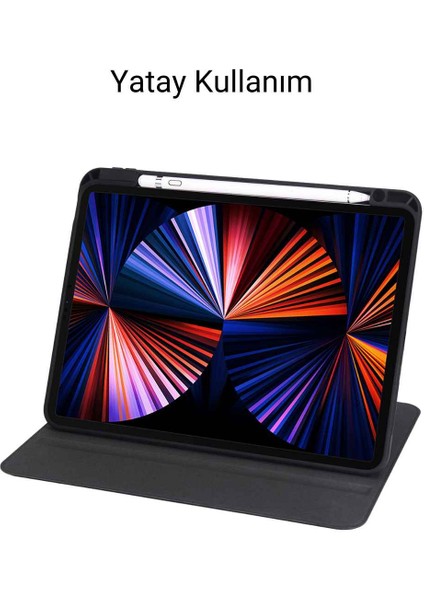 iPad 11 Inç Pro M2 3/4 Nesil Uyumlu 360 Dönebilen Yatay Dikey Stand Özellikli Pino Tablet Kılıfı fiyatları