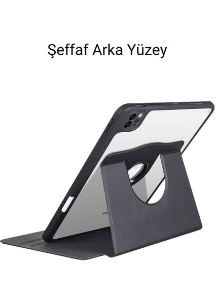 iPad 11 Inç Pro M2 3/4 Nesil Uyumlu 360 Dönebilen Yatay Dikey Stand Özellikli Pino Tablet Kılıfı indirimleri