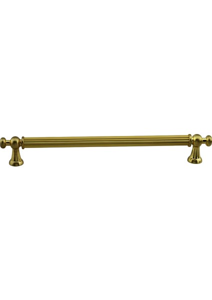 Selçuklu Metal Çizgili Altın Kulp 224 mm 22.4 cm Mobilya Çekmece Mutfak Dolabı Dolap Kapak