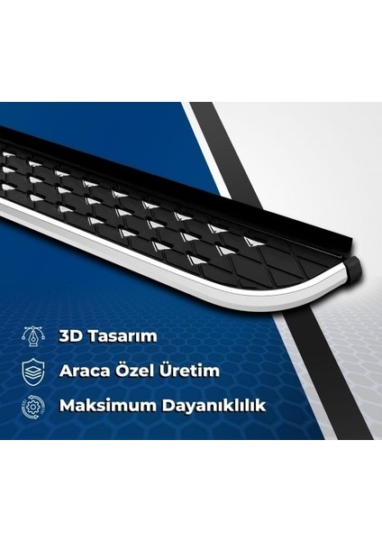 Tiguan Araca Özel Yan Basamak Etekli 2024 2025 2026 2027